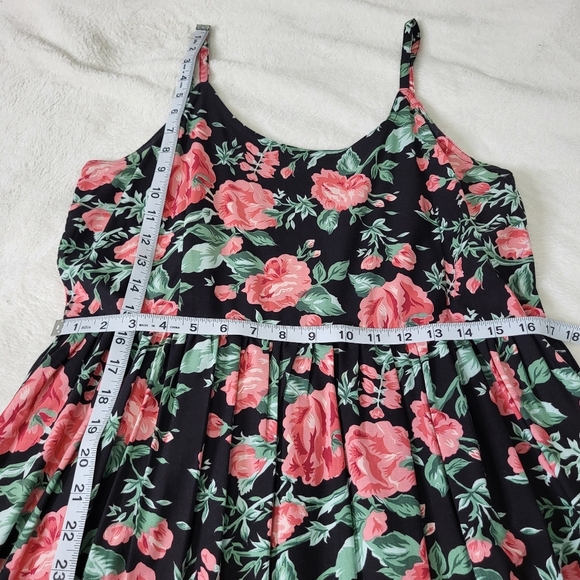 Vintage Jennifer Moore Pink Spaghetti Strap Sundress. Size Medium. Cotton/Rayon - Picture 12 of 13